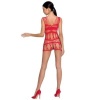 Passion Woman Bs089 Red Bodystocking One Size