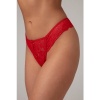 Afbeelding van Christine - Kanten String Met Open Kruisje Marzia - Rood