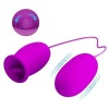 Pretty Love Daisy Purple Dual Egg Rechargeable Vibrator