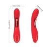 Armony Vibrator Oscillating Tongue Red