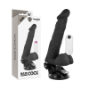 Basecock Articulated Realistic Vibrator Black 20 cm