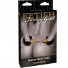 Pipedreams Fetish Fantasy Gold Deluxe Furry Cuffs