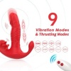 Armony Anal Vibrator Panty C and G-Spot Remote Control Red