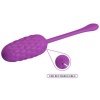 Pretty Love Purple Vibrating Egg Marine Texture Rechargeable