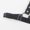 Subblime Leather Belt Garter Harness Rings