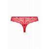 Afbeelding van Christine - Kanten String Met Open Kruisje Marzia - Rood