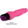 Baile Colorful Realistic Vibrator 24 cm Pink