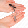 KINK O-Ring Nipple Clamp With Chain Silver 6cm