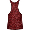 Anais Men Tribal Top M - Red Animal Print