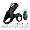 Armony Ranger Double Vibrator Ring Couples Black