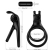 Armony Traveler Double Ring Rabbit Black