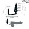 Addicted Toys Anal Plug with Ring Silicone Model 5