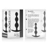 Black&Silver Rupert Anal Beads 10 CM
