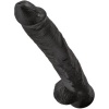 King Cock Realistic Penis with Balls 30.5cm Black