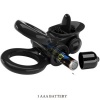 Pretty Love Passionate Double Vibrating Ring, Black