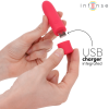 Intense Symone USB Rechargeable Vibrating Bullet Red