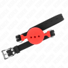Kink Full Silicone Ball Gag, Size L, 5cm, Red