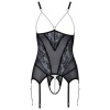Afbeelding van Cottelli Collection - Open Cup Lingerieset - Zwart