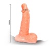 Baile Realistic Penis Harness With Adjustable Panties 15.5 CM