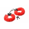 Afbeelding van XR Brands - Cuffed In Fur Handboeien - Rood