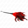 Kink Red Maids Horn Tickle Feathers 36 Cm