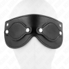 Kink Leatherette Mask with Detachable