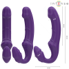 Intense Jill Double Vibrator 20cm - Purple Remote