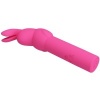 Pretty Love Gerardo Fuchsia Rabbit Silicone Vibrator