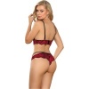 Sublime Lace Top and Thong Panty Set L/XL