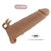Quillon Penis Sleeve With Clitoral Stimulator And Vibration