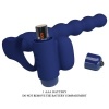 Pretty Love Ajmal Vibrating Ring with Plug Blue
