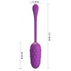 Pretty Love Purple Vibrating Egg Marine Texture Rechargeable