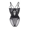 Subblime Sexy Lace Bodysuit Black S/M