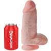 King Cock Realistic Penis Chubby, 23 cm