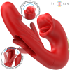 INTENSE Nathy Double Vibrator Sucking Mouth Red