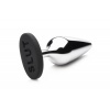 Afbeelding van XR Brands - Butt Slut Metalen & Siliconen Butt Plug - Zilver