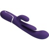 Pretty Love Shania Triple Rabbit Vibrator Purple