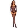 Passion BS125 Mesh Bodystocking Black