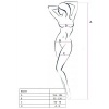 Passion Woman Bs019 White Bodystocking One Size