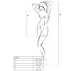 Passion Woman Bs025 Bodystocking White Dress Style One Size
