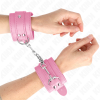Kink Simple Wrist Restraints Pink 20-23CM