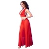 Chilirose CR 4857 Red Top and Pants Set, XL