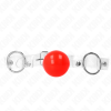 Kink Red Transparent Pvc Ball Gag
