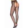 Leg Avenue Rhinestone Crotchless Fishnet Tights