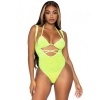 Leg Avenue Rhinestone Bikini Bodysuit