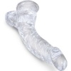 King Cock Clear Realistic Penis 16.5 cm Transparent