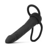 Afbeelding van Men Only - Dildo met Penisring - Zwart