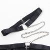 Subblime Sexy Body Garter Belt Black L/XL