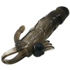 Baile Brave Man Penis Cover Black Dual Stimulation 16.5cm