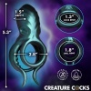 Afbeelding van Creature Cocks - Octo Grip Vibrerende Penisring - Blauw
